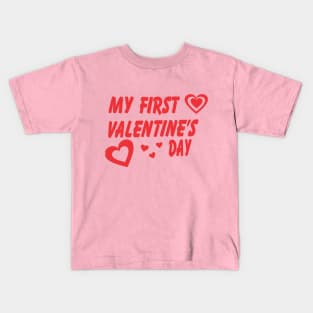 My First Valentine's Day Kids T-Shirt